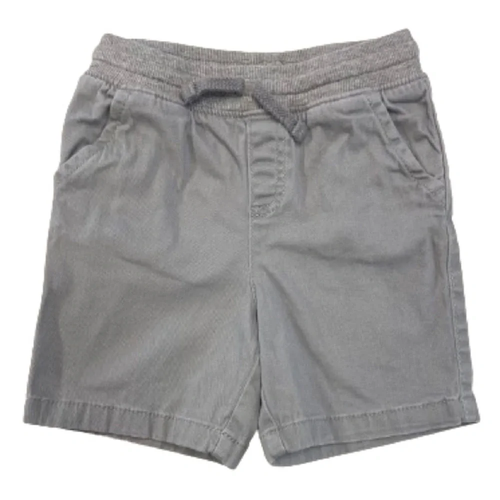 Boy’s Jumping Beans Gray Drawstring Chino Shorts With Comfort Waistband - 3T - Picture 1 of 3